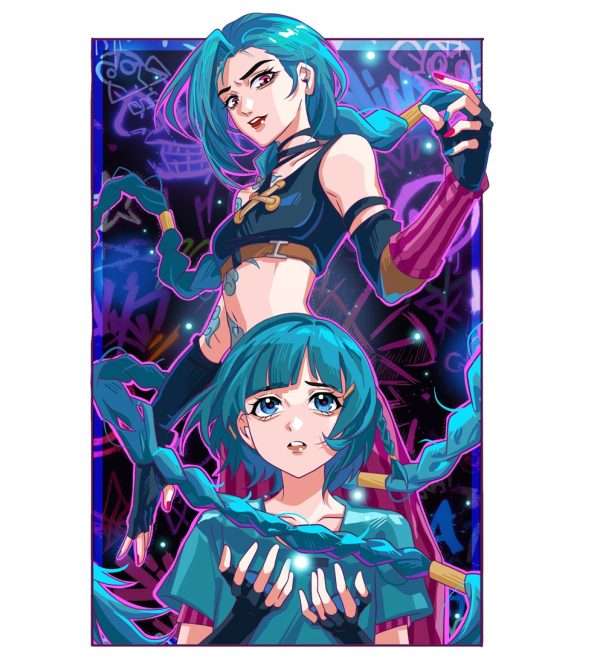 jinx two panel yuuzi - Image 2