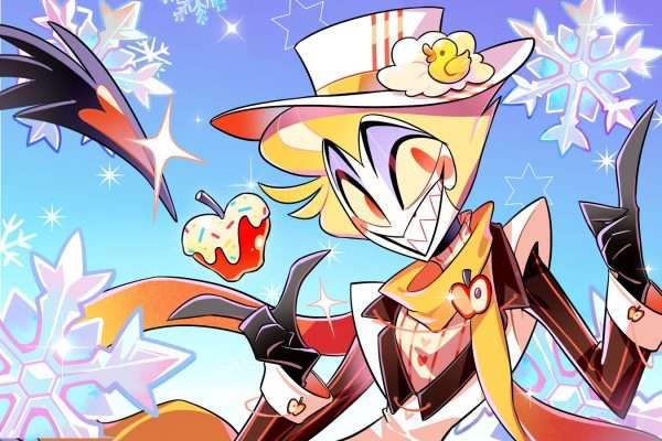 Hazbin hotel Lucifer winter panel