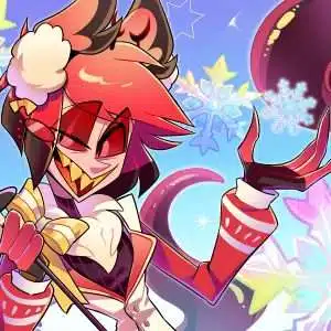 Hazbin hotel Alastor winter panel
