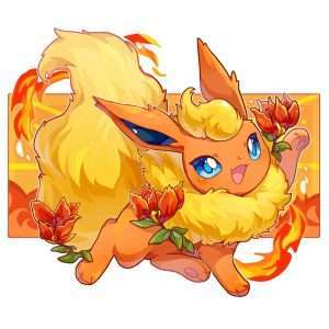 Pokemon Panel Flareon