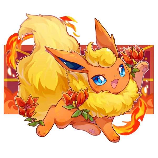 Pokemon Panel Flareon - Image 2