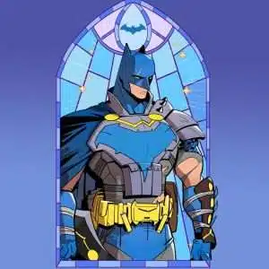 DC Batman Knight stainglass window