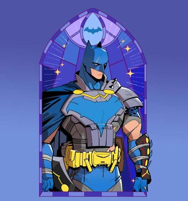 DC Batman Knight stainglass window - Image 2