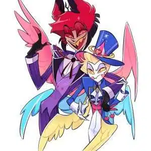 Hazbin hotel Alastorlucifer pride